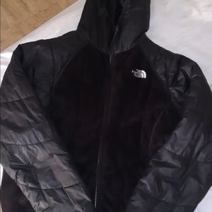 North face reversible coat